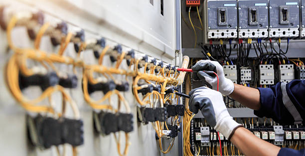 Professional Electrician technician working in Morgan's Point Resort, TX